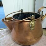 Koperen ketel - schenkkan - kit. Met hengsel en handvat., Ophalen of Verzenden, Koper
