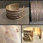 Vintage Brede zilveren armband (925), Ophalen of Verzenden, Zo goed als nieuw, Zilver