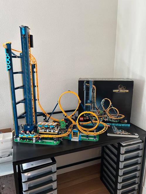 Lego achtbaan Loop 10303, Kinderen en Baby's, Speelgoed | Duplo en Lego, Zo goed als nieuw, Lego, Complete set, Ophalen of Verzenden