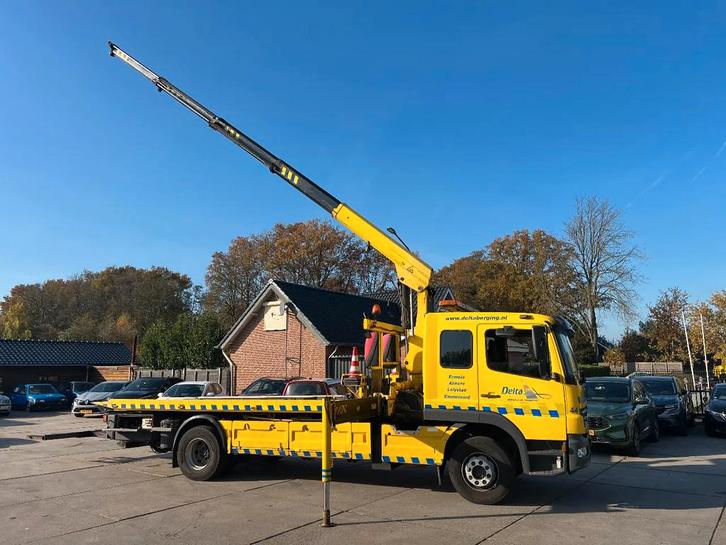 Mercedes-Benz Atego 1622 Kran Palfinger PK 18000 T Bril Omar, Auto's, Vrachtwagens, Te koop, ABS, Elektrische ramen, Mercedes-Benz