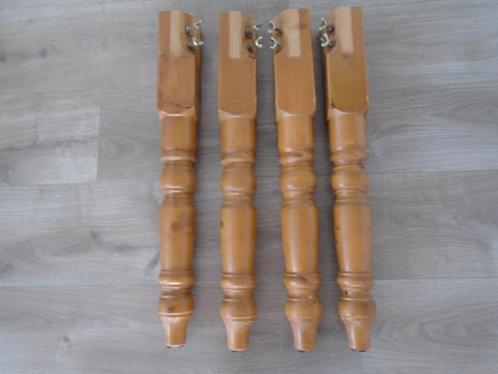 4 Grenen Tafelpoten+ Onderstel, Huis en Inrichting, Tafelonderdelen, Zo goed als nieuw, Tafelpoot, 50 tot 100 cm, 50 tot 100 cm