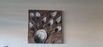 Canvas met Bloemen 1,00m x 1,00m, Ophalen