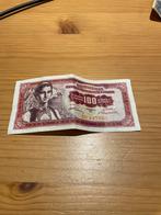100 Dinar Biljet - Joegoslavië, Ophalen of Verzenden, Joegoslavië, Los biljet