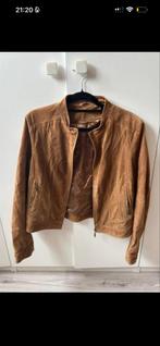 Bruin HEMA jasje - suede look, maat M, Ophalen of Verzenden, Gedragen, Maat 38/40 (M), Bruin