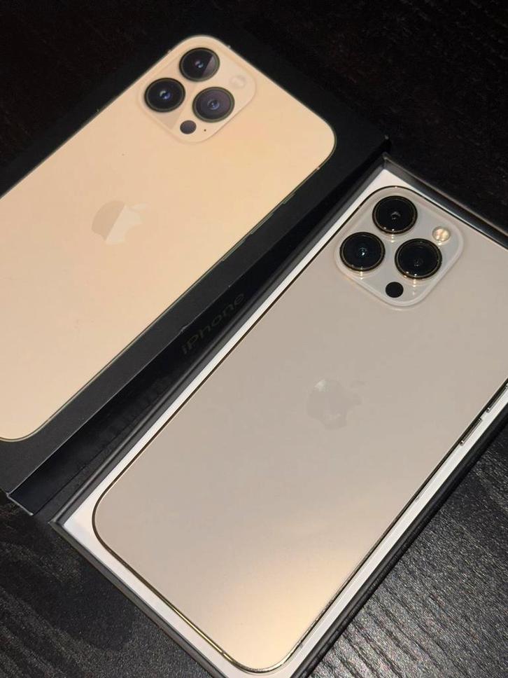 Apple iPhone 13 Pro Max, Telecommunicatie, Mobiele telefoons | Apple iPhone, Zo goed als nieuw, 128 GB, iPhone 13 Pro Max, Goud