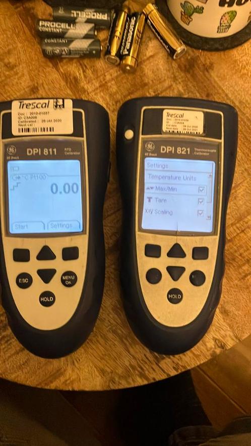 GE Druck DPI 811 en DPI 821 Druk calibrator, Doe-het-zelf en Verbouw, Meetapparatuur, Gebruikt, Overige meters, Ophalen of Verzenden