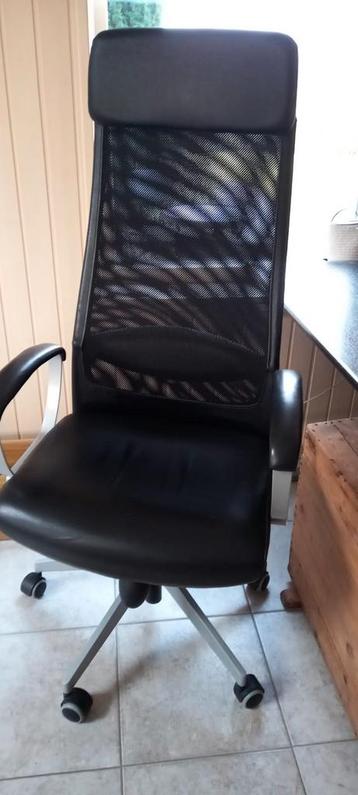 ikea bureau stoel leer beschikbaar voor biedingen