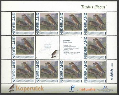 Postzegels Vogels in Nederland: Koperwiek, Postzegels en Munten, Postzegels | Nederland, Postfris, Na 1940, Ophalen of Verzenden