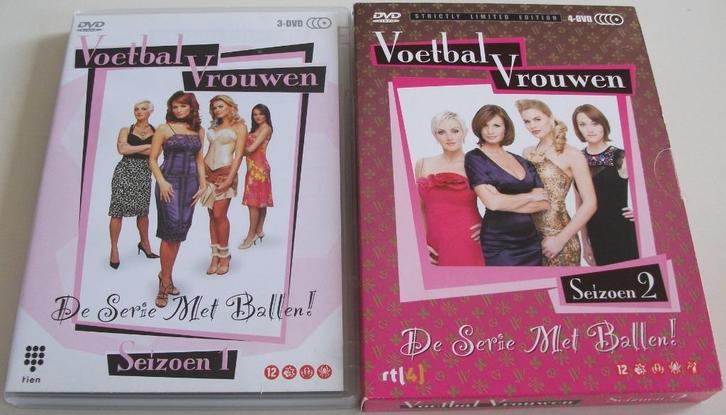 Dvd *** VOETBAL VROUWEN *** Seizoen 1 + 2, Cd's en Dvd's, Dvd's | Tv en Series, Zo goed als nieuw, Drama, Boxset, Vanaf 12 jaar