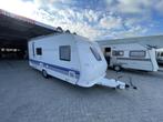 Hobby De Luxe 500 KFME 6 Pers, Caravans en Kamperen, Hobby, Kachel, Bedrijf, Treinzit