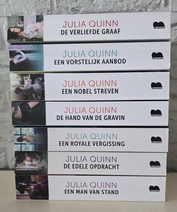 7 x Bridgerton - Julia Quinn - Deel 2 t/m Deel 8 beschikbaar voor biedingen
