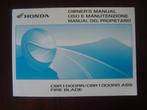 Honda CBR1000RR ABS Fireblade 2008 motorcycle owner's manual, Ophalen of Verzenden, Honda