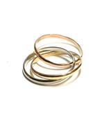 14k geel, rosé en witgouden ring, Sieraden, Tassen en Uiterlijk, Ringen, -, -, Ophalen of Verzenden, -