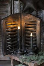 Dubbel luik 'antique black', Www.jufbrocante.nl, Www.jufbrocante.nl, Nieuw, Ophalen of Verzenden