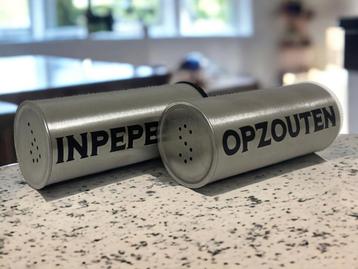 Peper & Zout stel “inpeperen en opzouten” 