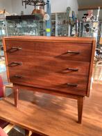 Vintage 3 laden kastje, jaren ‘60, Huis en Inrichting, Kasten | Ladekasten, Ophalen, Gebruikt, Vintage, 50 tot 100 cm