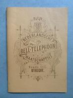 Bell-telefoongids van Utrecht en Jutphaas1884 (facsimile), Boeken, Ophalen of Verzenden, Zo goed als nieuw, Onbekend