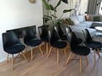Kuipstoelen, Huis en Inrichting, Stoelen, Kunststof, Zwart, Ophalen of Verzenden, Zo goed als nieuw