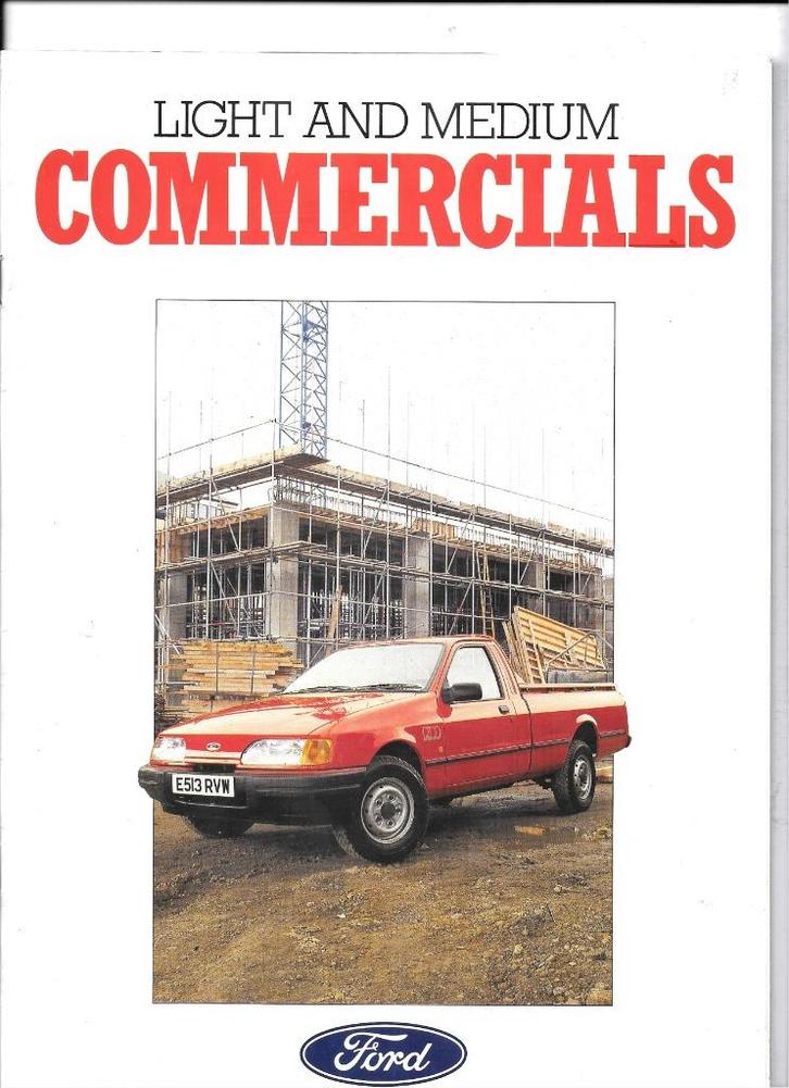 FORD LIGHT & MEDIUM COMMERCIALS, Boeken, Auto's | Folders en Tijdschriften, Zo goed als nieuw, Ford, Ophalen of Verzenden