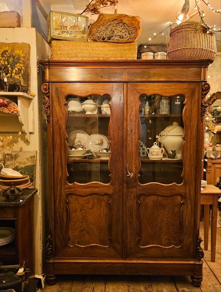 Biedermeier vitrinekast, Antiek en Kunst, Antiek | Meubels | Kasten, Ophalen