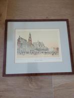 Prent Arnhem Grote Markt, Ophalen of Verzenden