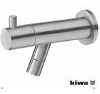 NIEUW Wiesbaden Amador KIWA toilet kraan muurbev. 1/2"' rvs, Ophalen of Verzenden, Nieuw, Rvs, Kraan