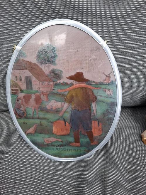 Vintage De Landman Wanddecoratie, Antiek en Kunst, Kunst | Schilderijen | Klassiek, Ophalen