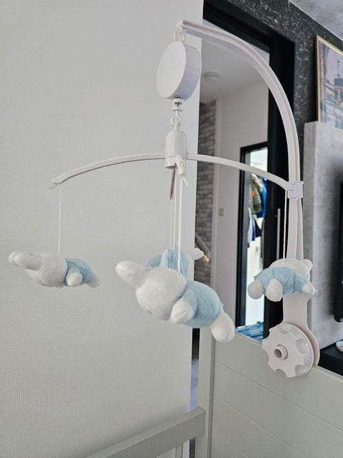 Nijntje miffy music mobile Muziekmobiel - Lichtblauw Wit, Kinderen en Baby's, Speelgoed | Babyspeelgoed, Zo goed als nieuw, Mobiel
