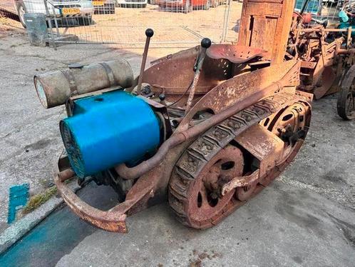 Antieke ploeg rubs traktor ransomes ziet foto, Tuin en Terras, Grasmaaiers, Cirkelmaaier, Ophalen