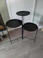 Leuke Zwarte Metalen Plantenstandaard 76cm/65cm/65cm, Tuin en Terras, Ophalen of Verzenden, Nieuw
