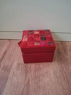 Rode sieraden doosje, Doe-het-zelf en Verbouw, Kratten en Dozen, Ophalen, Doos, Minder dan 35 cm, Minder dan 50 cm