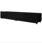 Zwarte TV Kast - Kant en klaar, 2 meter breed (2x 1 meter), Huis en Inrichting, Kasten | Televisiemeubels, Ophalen, Gebruikt, 200 cm of meer