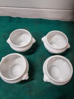 leeuwenkop kommen bareuther waldsassen  4x, Antiek en Kunst, Antiek | Servies los, Ophalen of Verzenden