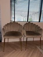 SKLUM TAUPE Schelpstoelen - Set van 2, Ophalen, Twee, Overige kleuren, Zo goed als nieuw