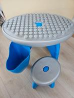 Leuke kinder legotafel met stoel met bakje, Ophalen of Verzenden, Zo goed als nieuw, Tafel(s) en Stoel(en)