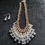 Nog nieuwe ketting art deco style, Sieraden, Tassen en Uiterlijk, Kettingen, Ophalen of Verzenden, Nieuw, Zilver, Overige materialen