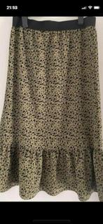 Bloemenrok met volant - Maat M, Maat 38/40 (M), Beige, Ophalen of Verzenden, Zo goed als nieuw