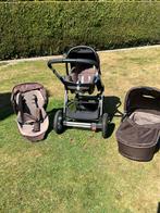 Maxi-Cosi Mura complete kinderwagen set brown earth, Ophalen, Verstelbare duwstang, Zo goed als nieuw, Combiwagen