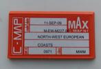 C-map Max kaartje north west european coasts, Watersport en Boten, Navigatiemiddelen en Scheepselektronica, Ophalen of Verzenden
