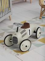 Retro roller loopauto beige formule 1 stijl, Kinderen en Baby's, Speelgoed | Buiten | Voertuigen en Loopfietsen, Loopvoertuig