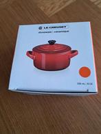 Le Creuset Mini Braadpan Oranje (Signature), Ophalen of Verzenden, Zo goed als nieuw, Overige materialen, Koekenpan of Braadpan