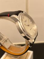 Longines Saint-Imier Date 38.5 Automatic L2.763.4 Zwart Leer, Overige merken, Staal, Polshorloge, Ophalen of Verzenden