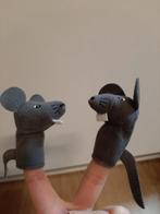 2 IKEA muis / rat vingerpopjes, Kinderen en Baby's, Speelgoed | Knuffels en Pluche, Ophalen of Verzenden