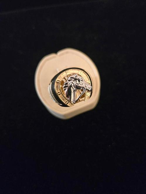14 k gouden herenring met hoefijzer 11,2 gram, Sieraden, Tassen en Uiterlijk, Ringen, Nieuw, Heer, 20 of groter, Goud, Goud, Ophalen of Verzenden