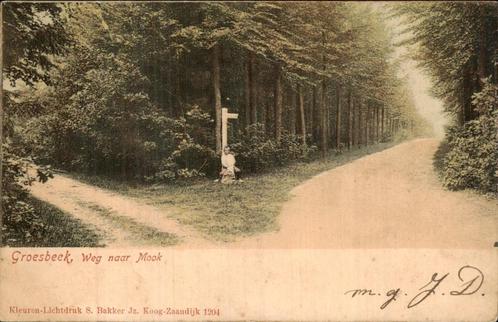 groesbeek . weg naar mook, Verzamelen, Ansichtkaarten | Nederland, Gelopen, Gelderland, Voor 1920, Verzenden