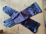 Mooie dieppaarse Gala handschoenen, Ophalen of Verzenden, Zo goed als nieuw, Carnaval