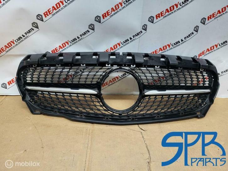 Grille MB CLA W117 C117 A1178881160 DIAMOND BLACK GRILL GRIL, Auto-onderdelen, Carrosserie en Plaatwerk, Mercedes-Benz, Gebruikt