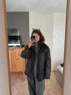 Leren Lammy Coat - Maat XL, Kleding | Dames, Ophalen of Verzenden, Gedragen, Maat 46/48 (XL) of groter, Bruin