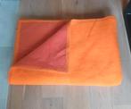 Vintage grote Dralon Dekens - Oranje, Ophalen of Verzenden, Zo goed als nieuw