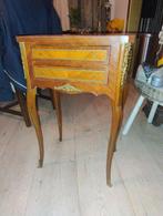 Louis XV 18 century tafeltje, Ophalen, Gebruikt, Hout, Minder dan 45 cm